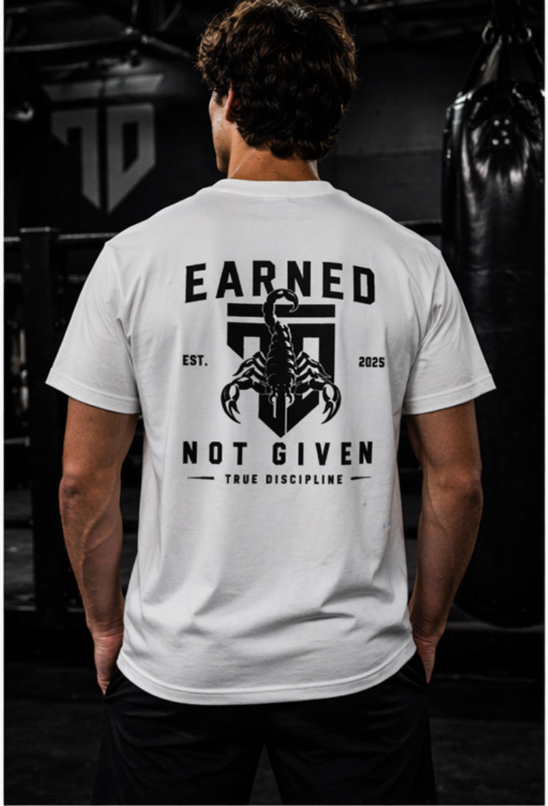 True Discipline Performance Tee – Earned Not Given