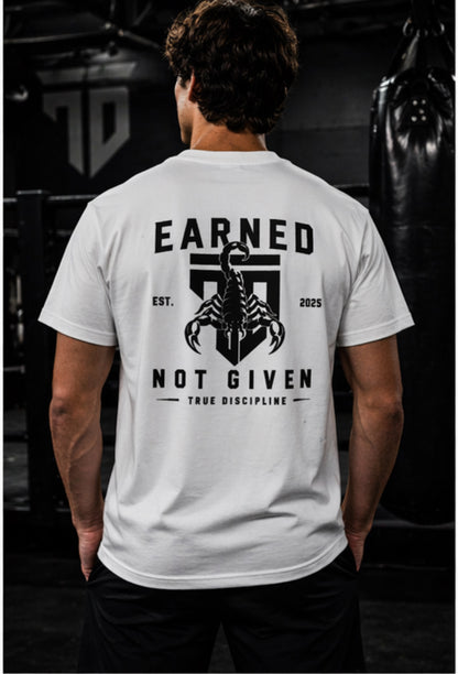 True Discipline Performance Tee – Earned Not Given