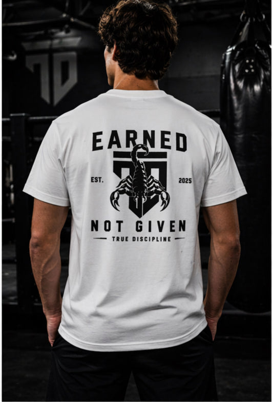 True Discipline Performance Tee – Earned Not Given